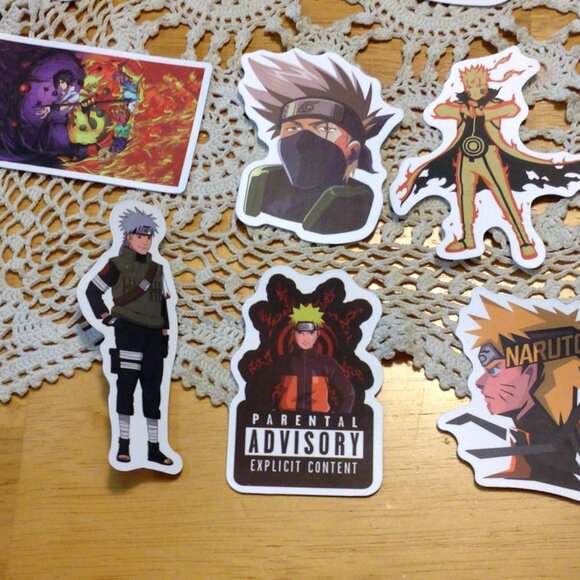 Anime stickers, Naruto, for locker, computer, notebook, crafts, scrapbooks - Picture 4 of 5